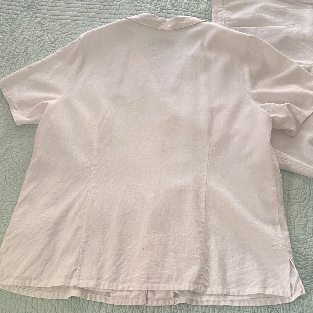 Vintage White Linen Set - Picture 6 of 12